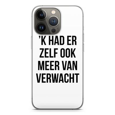 Meer verwacht: iPhone 13 Pro Transparant Hoesje