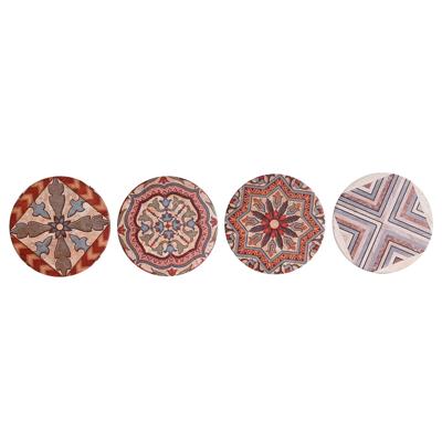 Onderzetters DKD Home Decor 10,8 x 10,8 x 0,7 cm