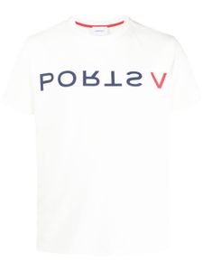 Ports V t-shirt à logo imprimé - Blanc