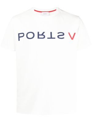 Ports V t-shirt à logo imprimé - Blanc