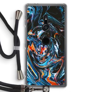 Black Unicorn: Sony Xperia XZ2 Transparant Hoesje met koord