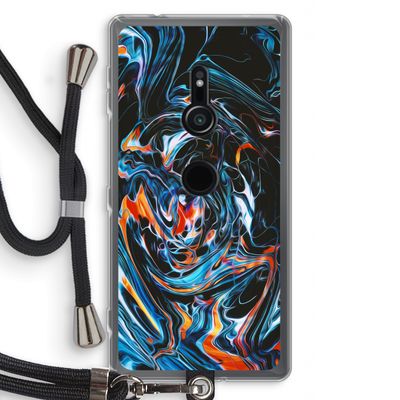 Black Unicorn: Sony Xperia XZ2 Transparant Hoesje met koord