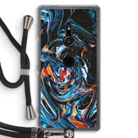 Black Unicorn: Sony Xperia XZ2 Transparant Hoesje met koord