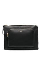 TOM FORD pochette d'ordinateur en cuir grainé - Noir TOM FORD pochette d'ordinateur en cuir grainé - Noir