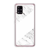 Biggest stripe: Samsung Galaxy A51 5G Transparant Hoesje