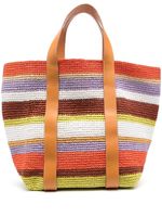 La DoubleJ sac cabas à design tressé - Marron