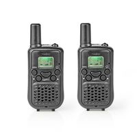 Walkie-Talkie | Bereik 5 km | 8 Kanalen | VOX | 2 Stuks | Zwart