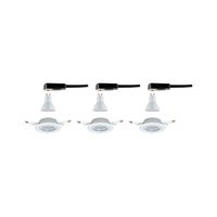 Paulmann 93422 Base Inbouwlamp Set van 3 stuks LED GU10 15 W Wit - thumbnail