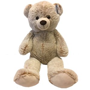 Grote pluche knuffelberen beige 100 cm