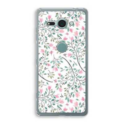Sierlijke bloemen: Sony Xperia XZ2 Compact Transparant Hoesje
