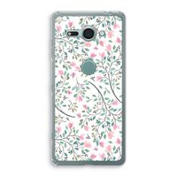 Sierlijke bloemen: Sony Xperia XZ2 Compact Transparant Hoesje