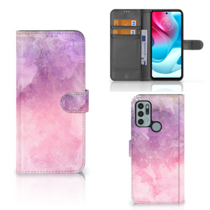 Hoesje Motorola Moto G60s Pink Purple Paint