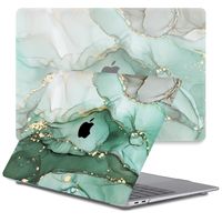Lunso MacBook Air 13 inch M1 (2020) cover hoes - case - Green Maeve - thumbnail