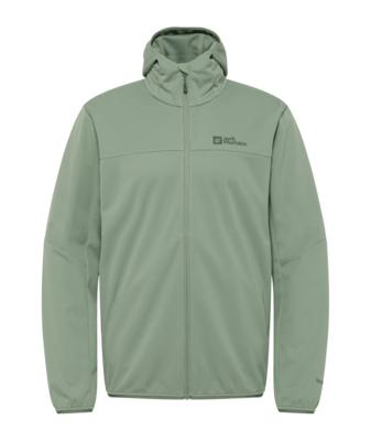 Jack wolfskin Feldberg Hoody Softshell Jas Heren Eucalyptus M