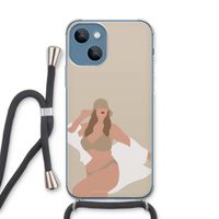 One of a kind: iPhone 13 Transparant Hoesje met koord