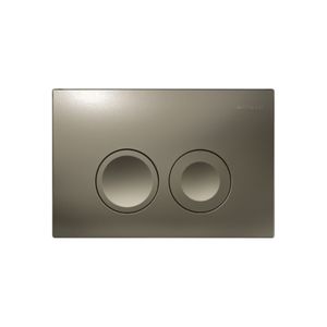 Bedieningsplaat Delta 25 by Geberit Frontbediening Mat Donkerbruin