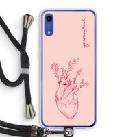 Blooming Heart: Honor Play 8A Transparant Hoesje met koord