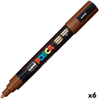 Markeerstiften POSCA PC-5M Bruin (6 Stuks)