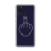 F**k U: Samsung Galaxy A21s Transparant Hoesje