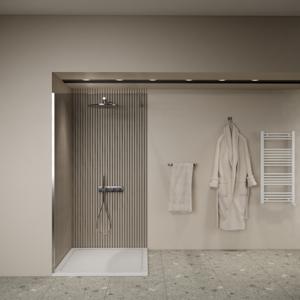 Inloopdouche BWS Elonpa Helder Glas 110x200 cm Chroom Boss & Wessing