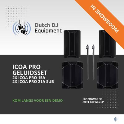 LD Systems ICOA Pro Geluidsset - 2x ICOA Pro 15A + 21A SUB