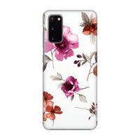 Geschilderde bloemen: Volledig geprint Samsung Galaxy S20 Hoesje