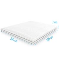Traagschuim NASA topdekmatras/topper 180x200 dikte 7 cm
