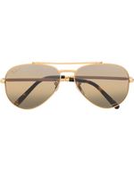 Ray-Ban lunettes de soleil à monture aviateur - Or