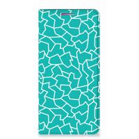 Motorola Moto G60s | Bookcase | Cracks Blue