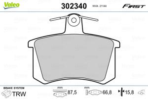 Valeo Remblokset 302340