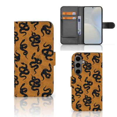 Telefoonhoesje | Met pasjeshouder | voor Samsung Galaxy S25 Snakes