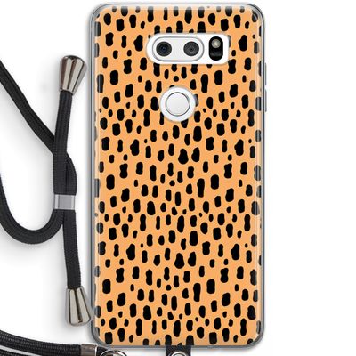 Panter: LG V30 Transparant Hoesje met koord