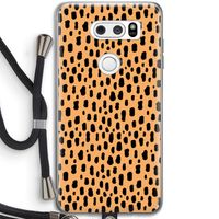 Panter: LG V30 Transparant Hoesje met koord
