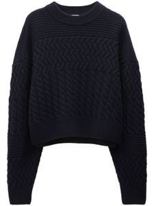 Filippa K pull en laine à empiècements - Bleu