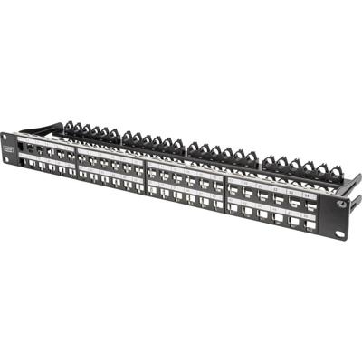 Digitus DN-91424 48 poorten Netwerkpatchpaneel 483 mm (19) 1 HE Meerdere kleuren Niet ingericht