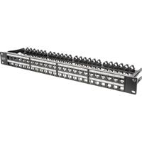 Digitus DN-91424 48 poorten Netwerkpatchpaneel 483 mm (19) 1 HE Meerdere kleuren Niet ingericht