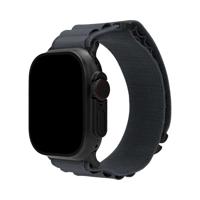 Mobilize Nylon Watch Band - Alpine - Black Connector - for Apple 38/40/41mm - Dark Grey
