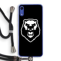 Angry Bear (black): Honor Play 8A Transparant Hoesje met koord