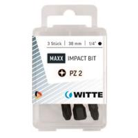 Witte pozidriv bit MAXX Impact [3x] - 1/4&apos;&apos; - PZ 1 - 38 mm