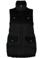 Kiton gilet matelassé à fermeture zippée - Noir - thumbnail