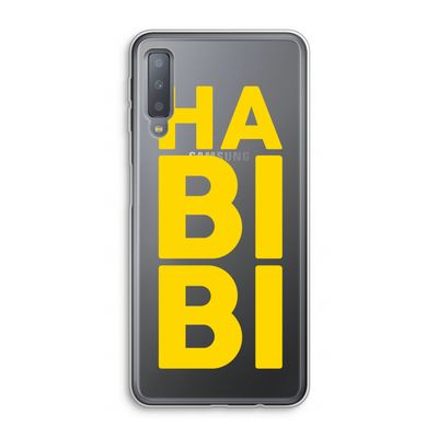 Habibi Majorelle : Samsung Galaxy A7 (2018) Transparant Hoesje