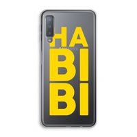 Habibi Majorelle : Samsung Galaxy A7 (2018) Transparant Hoesje Habibi Majorelle : Samsung Galaxy A7 (2018) Transparant Hoesje
