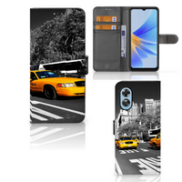 OPPO A17 Flip Cover New York Taxi - thumbnail