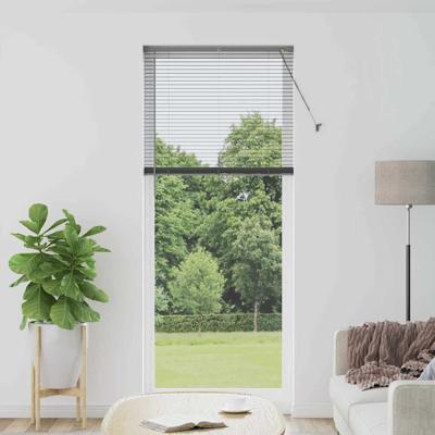 Raam Blind met gordijnen Anders Donkergrijs 90 x 220 cm Aluminium