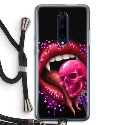 Dodelijk zoet: OnePlus 7 Pro Transparant Hoesje met koord