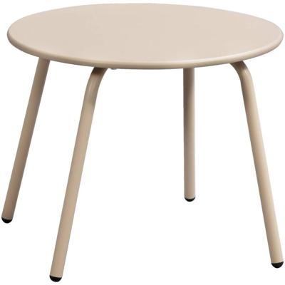 Leen Bakker - Bijzettafel Montreal - Zand/ - 40xØ50 Cm - Metaal - Beige
