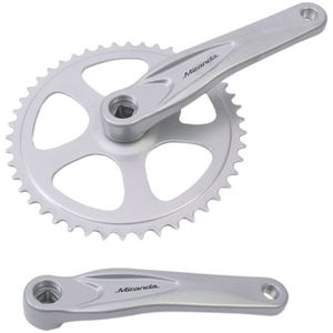 Miranda Crankset alu zilver 46 tands 3 32 + 1 8 bulk