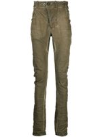 Boris Bidjan Saberi jean skinny à coupe sarouel - Vert