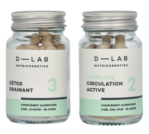 D-Lab Nutricosmetics - D-Lab Super Draining Duo Set 2 stuk 2 pc