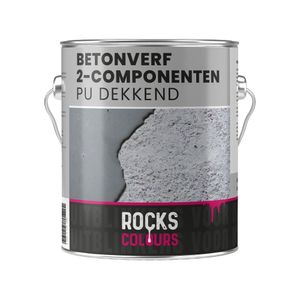 Betonverf 2-componenten PU basis dekkend Halfmat